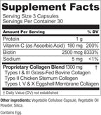 Live Conscious Beyond Collagen Multi Collagen Capsules - Types I, II, III, V & X - Hydrolyzed Blend with Biotin & Vitamin C for Hair, Skin, Nails 90 Capsules