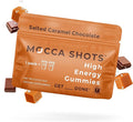 SGC Highest Concentration 100 mg Caffeine per Gummy, 2 Gummies per Pack, 6-Pack Mocca Shots Salted Caramel Plant-Based Instant Energy with Herbal nootropics