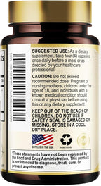 Multi Collagen Peptides for Women & Men - 2400mg per Serving - Best Hydrolyzed Collagen Complex with Type I, II, III, V, X - Hair, Skin, Nails & Joint Support Supplement - Bottled USA - 120 Capsules