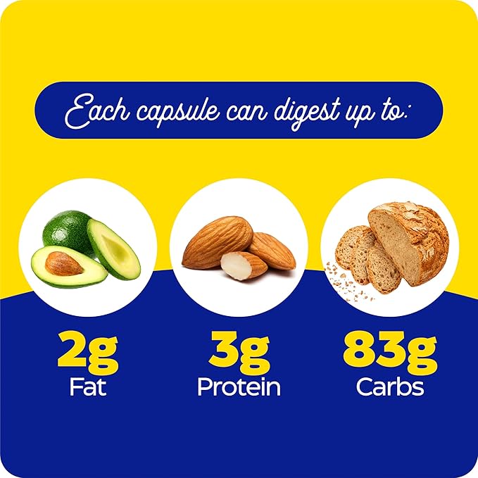 Enzymedica, VeggieGest, Digestive Enzymes, Supports Occasional Gas & Bloating Relief from High Fiber Meals, for Vegan & Vegetarian Diets, Enzyme Blend for Digestive Health, 90 Count