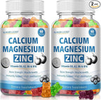 1200mg Calcium Gummies with Vitamin D3,K2,B6 Calcium Citrate Magnesium Zinc for Bonе & Immune Support, Calcium Supplements for Women&Men 120 Chews