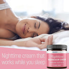 Magnum Solace Magnesium Lotion – Nighttime Magnesium Cream – Apply to Leg Muscles, Arms or Chest - Topical Magnesium Chloride – USA Made and Safe for Kids (Citrus Rose) 4 Fl Oz (Pack of 1)