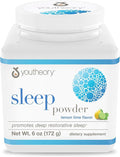 Youtheory Sleep Nighttime Powder - Powder for Circadian Rhythm Support & Stress Relief - Contains L-Theanine & Glycine - 6 oz (30-Day Supply)