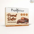 ProtiWise Peanut Butter High Protein Snack Bars – Convenient On-The-Go Snack, 15g Protein, 160 Calories – Gluten-Free, Peanut Butter Flavor – 7 Count Box