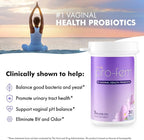 HPD Rx Pro-Fem #1 Vaginal Health Probiotic | Vaginal Probiotics | Clinically Proven to Promote Yeast & PH Balance, Urinary Tract Health | Feminine Probiotics | Works in 7 Days | 30 Capsules | 1 Pack