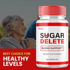 Sugar Delete Capsules - SugarDelete Blood Support Pills Maximum Strength Japan Supplement Advanced Formula Premium All Natural Vitamin Japanese Blend Overall Health Wellness Reviews (60 Capsules)