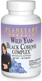 Planetary Herbals Wild Yam-Black Cohosh Complex Tablets, 60 Count