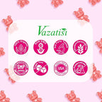 2 Pack Calcium Magnesium Zinc Gummies with Vitamin D3 B12, Calcium Supplements for Women Men, Peach Flavor 120 Cts