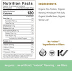 Sprout Living Organic Pea Protein Powder, Vanilla Flavor, 20 Grams of Plant Based Organic Protein Powder Without Sweeteners, Non Dairy, Non-GMO, Dairy Free, Vegan, Gluten Free (1 Pound, 15 Servings)