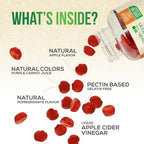 Apple Cider Vinegar Gummies - Sugar Free - Apple Cider Vinegar Powder 1000mg Per Serving - Max Strength ACV Gummy Vitamins - B12 & The Mother - Metabolism & Energy Support - Keto & Vegan - 60 Gummies
