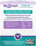RepHresh Pro-B Probiotic Supplement for Women, 30 Oral Capsules