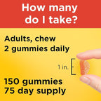 Nature Made Vitamin C 250 mg Per Serving, Dietary Supplement for Immune Support, Vitamin C Gummies for Adults, 150 Gummies, 75 Day Supply