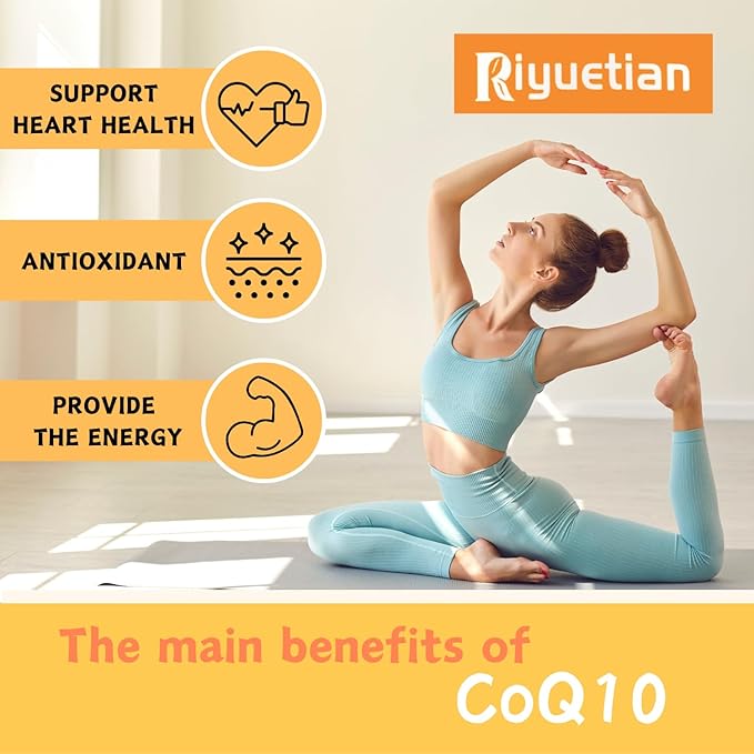COQ10 Gummies - CoQ10 500mg + Omega-3 EPA/DHA + Magnesium Glycinate + Zinc Citrate, to Support Heart Health, Energy Production, Immune System & Mineral Absorption, 30 Servings