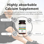 Pure Nutrition Ultra Calcium 1000mg with VIT D3 + K2 | 180 Tabs (90 X Pack of 2) | Calcium Supplement with Calcium Citrate Malate, VIT D3, K2, Moringa Oleifera, Magnesium and Zinc.