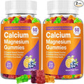 Calcium Citrate with Vitamin D3, K2, 1200mg Calcium Gummies with Magnesium Zinc, Extra Absorption Calcium Supplements for Women & Men Bone, Muscle & Immune Support, Fruit Flavor 120 Chewable Gummies