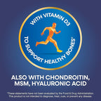 Nature's Way Joint Movement Glucosamine Drink Mix, Ultra Strength Glucosamine, MSM, Hyaluronic Acid, Vitamin D3, Supports Bones, Muscles, Cartilage*, No Sugar, Joint Support*, 30 Unflavored Packets