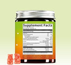 Bears with Benefits Apple Cider Vinegar Gummies – Metabolism & Detox Support with Vitamins B6, B12, Iodine & Folic Acid – Vegan. Balanced Gut (60 Gummies)