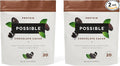 Protein Powder Chocolate Cacao - 20g of Vegan, Plant-Based Protein Mix - Non-GMO, Non-Dairy, Gluten-Free - 3.5g of BCAAs - 9 Essential Amino Acids - 30-Day Supply - 2 Bag, 30 Servings