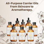 Evening Primrose Oil for Skin Hair Nails, 100% Pure & Natural Carrier Oil, Cold-Pressed & Unrefined, Multi-Purpose Body Oil, 2 Fl Oz