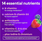 Vitafusion 150 Count with Vitamins A, C, D, E, B-6 and B-12 Womens Multivitamin Gummies, Berry Flavored Daily Vitamins for Women