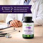 ForestLeaf DIM Supplement - 300mg DIM Estrogen Supplement for Women/Men - Diindolylmethane with BioPerine Black Pepper - Support for Detox, Metabolism, Hormone Balance & Menopause - 90 Caps