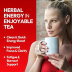 JUNG KWAN JANG US HongSamWon - Korean Red Ginseng Tea, Pre and Post Workout Herbal Energy Drink with Jujube, Cinnamon Ginger & Goji Berry - Caffeine Free, Non-GMO (60 Pouches, 1.69 fl oz)