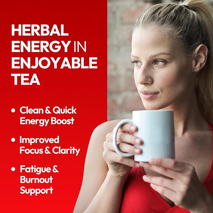 JUNG KWAN JANG US HongSamWon - Korean Red Ginseng Tea, Pre and Post Workout Herbal Energy Drink with Jujube, Cinnamon Ginger & Goji Berry - Caffeine Free, Non-GMO (60 Pouches, 1.69 fl oz)