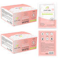 Flushable Feminine Wipes pH-Balanced & Unscented for Sensitive Skin | Individually Wrapped, Septic-Safe, Aloe-Infused | Travel & Home Use (60 Count)