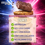 Protein Wafer Squares, Value Variety Pack, 15g Protein, Low in Sugar, 10 Squares Total, Light and Crispy, Includes Vanilla, Mocha, Chocolate, Lemon, Chocolate Raspberry (Variety, 4 Pack)