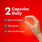 Red Yeast Rice with CoQ10 Supplement | Healthy Cholesterol Levels & Heart Health Support | Extra Strength Red Yeast Rice 1200 MG (600 MG Per Capsule) with Monakolin K | No Citrinin, Non-GMO | 120 Ct
