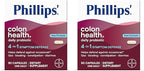 Phillips' Colon Health Daily Probiotic Capsules,4-in-1 Symptom Defense to Help Defend Against Occasional Gas,Bloating,Constipation,and Diarrhea,Daily Supplement,90 Count (Pack of 2)