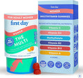 FIRST DAY Multivitamin for Women - Daily Womens Multivitamin Gummies - Vitamin A C D E B12, Magnesium, Zinc, Biotin – Vegan, Gluten Free Womens Vitamins - Hair Growth, Skin, Energy – 30 Day Supply