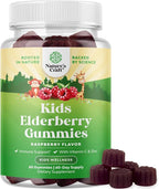 Sambucus Elderberry Gummies for Kids Health - Delicious Black Elderberry Gummies with Zinc and Vitamin C for Kids Immune Support - Gelatin and Gluten Free Non-GMO Immunity Support - 60 Count