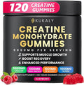 Creatine Monohydrate Gummies for Men & Women, 9000MG Creatine Gummies Sugar Free with L-Taurine, BCAA 2:1, B12 B6 for Boost Strength, Focus & Endurance, Vegan, Non-GMO, Raspberry 120pcs