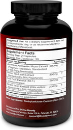 Resveratrol Supplement - 1400mg Extra Strength Formula with Grape Seed Extract and Green Tea Extract - 60 Veggie Capsules