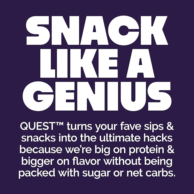 Quest Nutrition Bake Shop, Chocolate Frosted Donuts, 14g Protein, Less than 1g Sugar, Protein Snack, Low Sugar, 9 Count