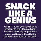 Quest Nutrition Bake Shop, Chocolate Frosted Donuts, 14g Protein, Less than 1g Sugar, Protein Snack, Low Sugar, 4 Count