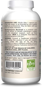 Jarrow Formulas Saccharomyces Boulardii + MOS Probiotics for Digestive Health and Intestinal Tract Support - 5 Billion CFU Per Serving - 90 Delayed Release Caps - Probiotic + Prebiotic - 90 Servings