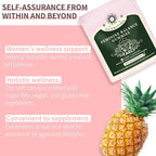 Feminine Balance Gummies for Women – Daily pH & Probiotic Support with Pineapple & Vitamin C, Supports Flora & Immune Health, Vegan & Gluten-Free, 60 Gummies (30-Day Supply)