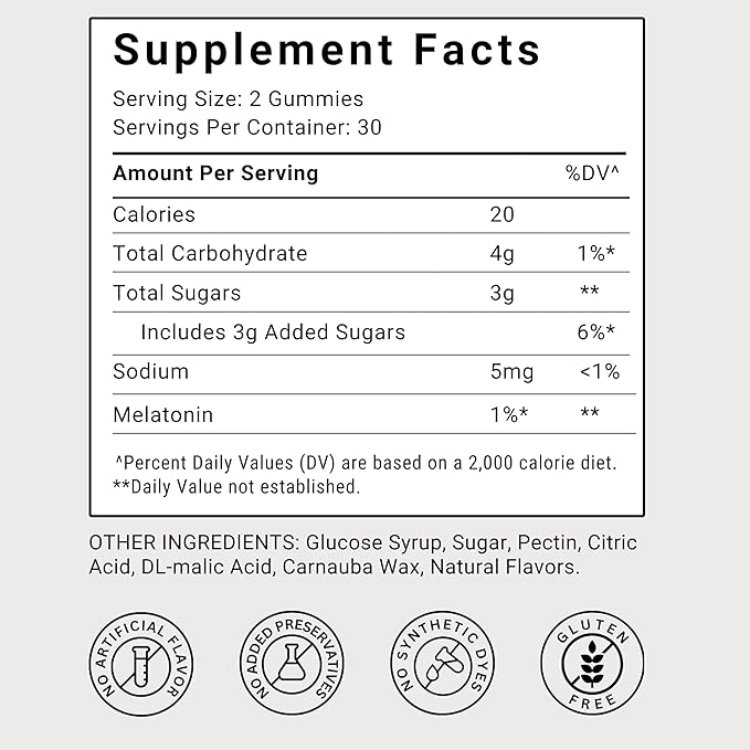 Atah Melatonin Gummies 10mg for Adults | Blueberry Flavor Sleep Support Gummies – Melatonin Supplements, Non-GMO, Gluten Free, Non-Habit Forming – 60 Gummies