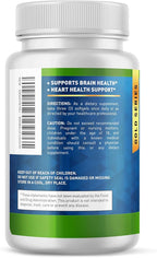 Built by Nature Omega 3 Mini Fish Oil – Re-esterified Triglyceride Form (rTG) – High Omega-3 1680mg, EPA and DHA - Small & Easier to Swallow – 90 Softgels