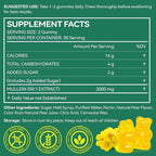 Mullein Gummies for Lung Cleanse 60 Count - Mullein Leaf Extract Gummies with Chlorophyll - Natural Herbal Supplement for Lung Cleanse, Respiratory Support, Boosts Immunity, Digestive Wellness