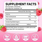 MEENCCD 2 Pack NAC Gummies, N Acetyl Cysteine 600mg NAC Supplement for Antioxidants & Immune Support, Sugar-Free, Raspberry Flavor, 120 Count