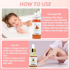 Natural Feminine Wash Yoni Wash Yoni Oil Set, Cleanse - Remove Odor - pH Balance for Women, 1 fl.oz Feminine Oil & 6.7 fl.oz Intimate Wash with Cleaning Factor - Strawberry Scent