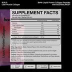 BeMe Liquid Collagen Peptides - Easy Protein Shots for Lean Muscle Support and Workout Recovery. 15g Whey Free Formula with 16.7g Hydrolyzed Collagen for Gym Performance. 15 Sachets, Apple Flavor