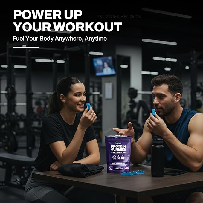 Whey Protein Gummies Zero Carb | 250g Total Protein per Bag |10g per Serving Plant Based 4 in1 Collagen & Vitamin B12 for Men & Women | 0 Sugar Gluten Free Non-GMO Mixed Berry Flavor