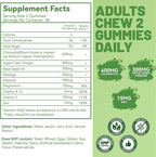 Chlorophyll Gummies for Body Odor Deodorant*, Sugar Free Chewable Chlorophyll for Immune Support Women Vegan, 60 Count (Lemon)