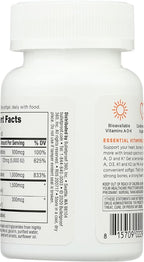 Bulletproof Vitamins A-D-K Softgels, 30 Count, Supplement for Heart, Bone Health and Immune Support