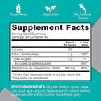 Qunol Magnesium Gummies for Adults, 200mg Elemental Magnesium (from 1,750mg Magnesium Citrate), High Absorption Magnesium Supplement, Supports Nerve, Bone and Muscle Health, Vegetarian, 90 Count