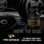 5% Nutrition Core DIM Supplement | Estrogen Regulation Support for Men & Women | Natural Diindolylmethane w/Calcium D-Glucarate, Organic Broccoli Powder + Bioperine (30 Servings / 60 VegCaps)